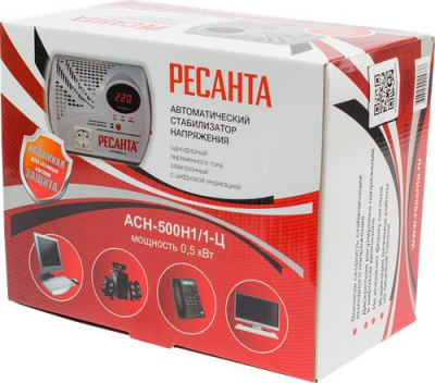 Стабилизатор напряжения Ресанта АСН-500Н1/1-Ц в ДНР (Донецке)
