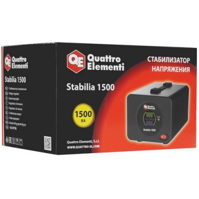 Стабилизатор напряжения Quattro Elementi Stabilia 1500 в ДНР (Донецке)