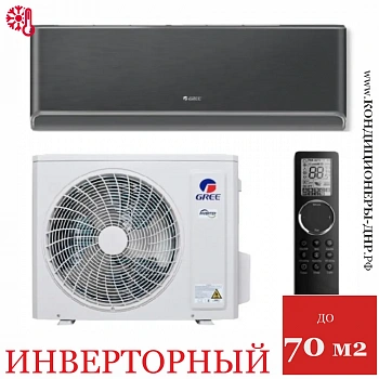 Кондиционер Gree GWH24AVEXF-K6DNA1A Airy Inverter черный в ДНР (Донецке)