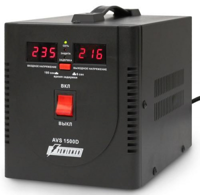 Стабилизатор напряжения PowerMan AVS 1500D Black в ДНР (Донецке)