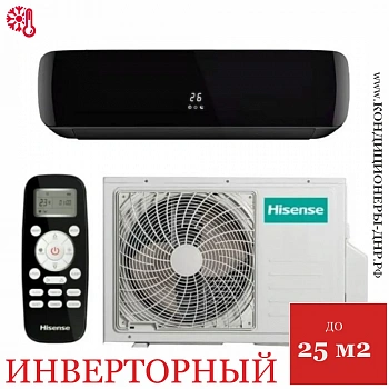 Кондиционер Hisense AS-10UW4RVETG01G(B)/AS-10UW4RVETG01W(B) BLACK CRYSTAL Super DC Inverter в ДНР (Донецке)
