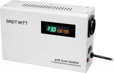 Стабилизатор напряжения SMARTWATT AVR SLIM 500RW в ДНР (Донецке)