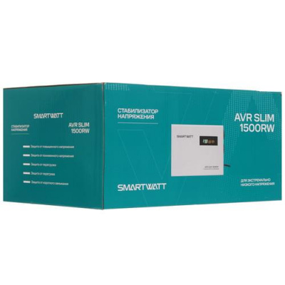 Стабилизатор напряжения SMARTWATT AVR SLIM 1500RW в ДНР (Донецке)