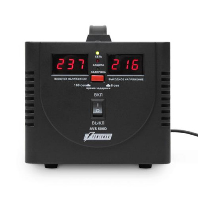 Стабилизатор напряжения PowerMan AVS 500D Black в ДНР (Донецке)