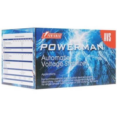 Стабилизатор напряжения PowerMan AVS 500D Black в ДНР (Донецке)