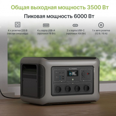 Портативная электростанция Allpowers R3500-V2 в ДНР (Донецке)